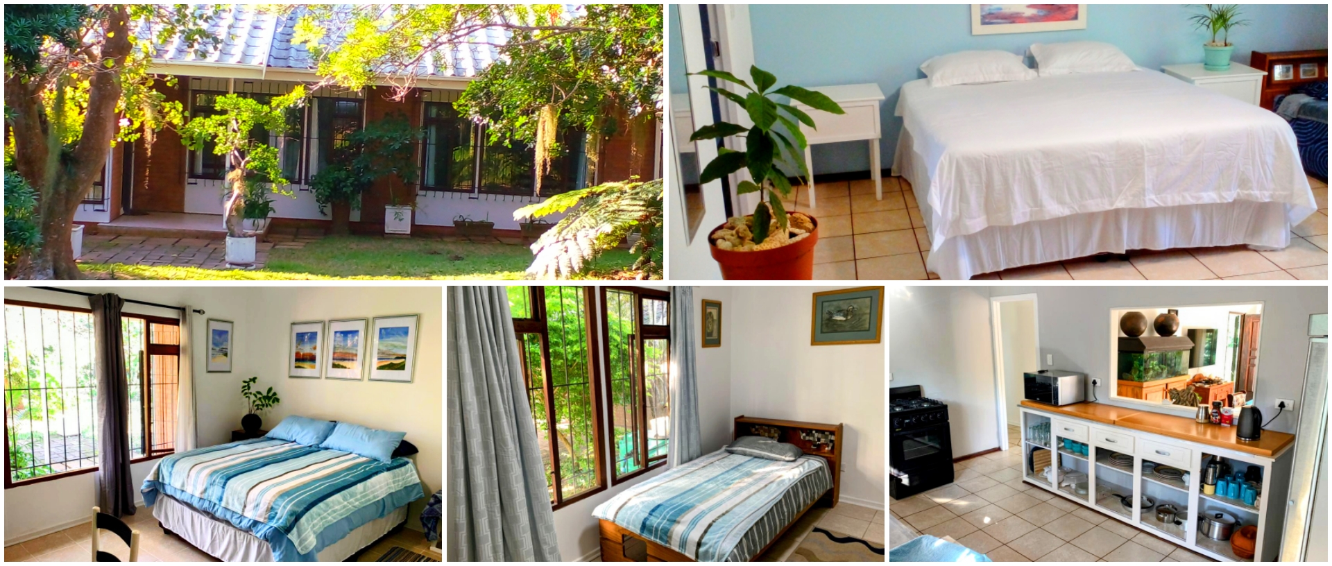 Peace Cottage St Lucia South
          Africa self catering pet friendly accommodation